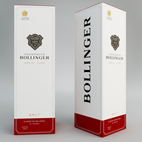 champagne bollinger set 3d max - Champagne Bollinger Set... by happy3D